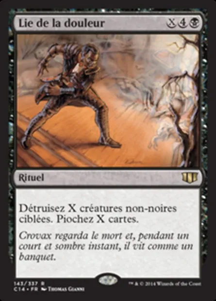 Lie de la douleur, carte Magic C14 143 — extension Commander 2014