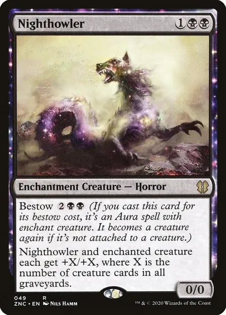 Nighthowler, Magic card ZNC 49 — Zendikar Rising Commander set