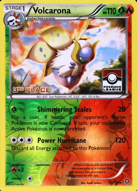 Pyrax, carte Pokémon LGP 015-3rd — extension League Promos