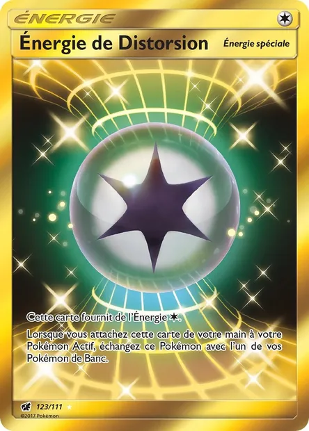 Énergie de Distorsion, carte Pokémon CIN 123 — extension Invasion Carmin