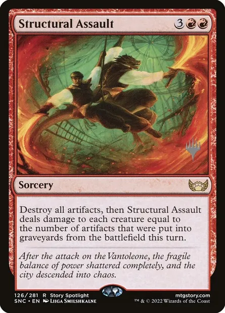 Structural Assault, Magic card PSNC 126p — Streets of New Capenna Promos set