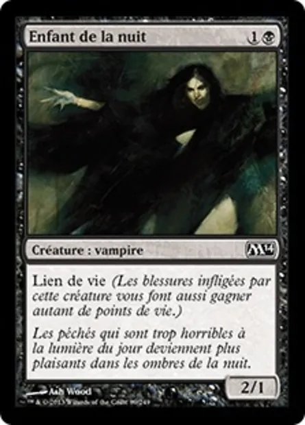 Enfant de la nuit, carte Magic M14 89 — extension Magic 2014