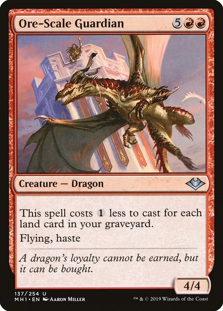 Ore-Scale Guardian, Magic card MH1 137 — Modern Horizons set