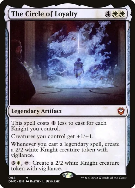 The Circle of Loyalty, Magic card DMC 98 — Dominaria United Commander set