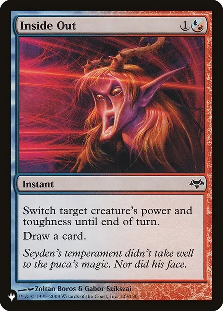 Inside Out, Magic card PLST EVE-103 — The List set