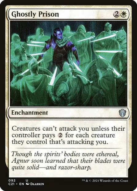 Ghostly Prison, Magic card C21 92 — Commander 2021 set