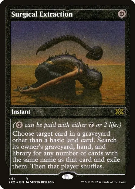 Surgical Extraction, Magic card 2X2 444 — Double Masters 2022 set