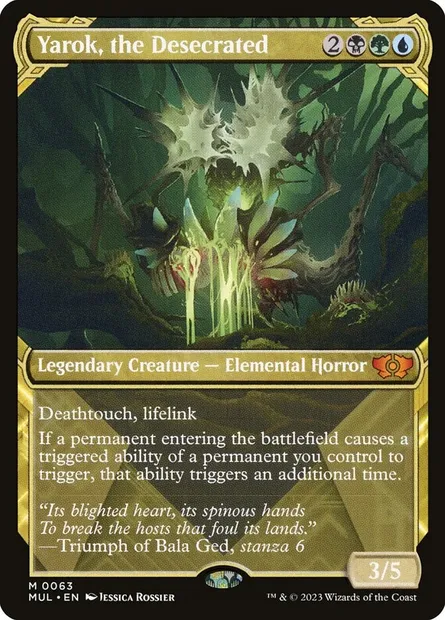 Yarok, the Desecrated, Magic card MUL 63 — Multiverse Legends set