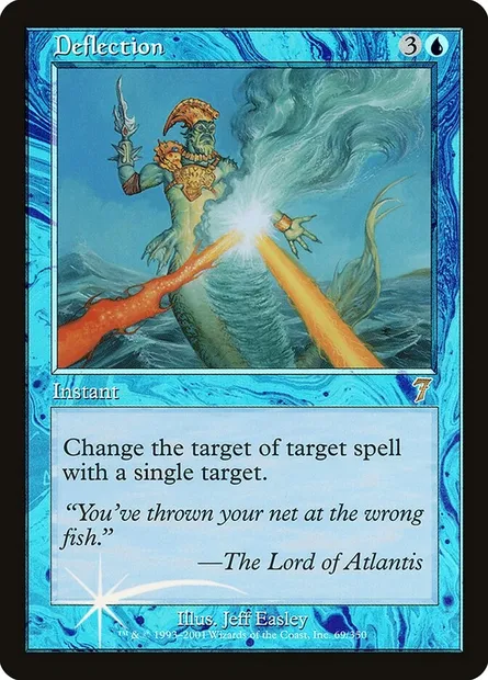 Déflexion, carte Magic 7ED 69★ — extension Septième Edition