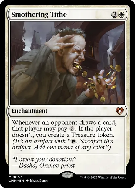 Smothering Tithe, Magic card CMM 57 — Commander Masters set