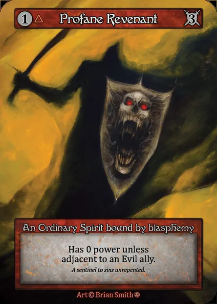 Profane Revenant, carte Sorcery GOT 150 — extension Gothic