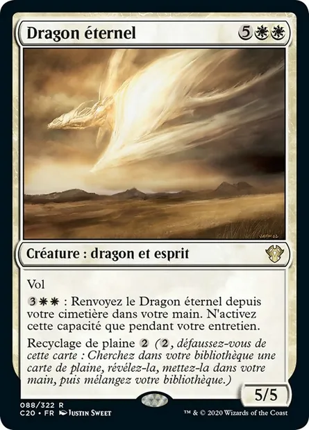 Dragon éternel, carte Magic C20 88 — extension Commander 2020