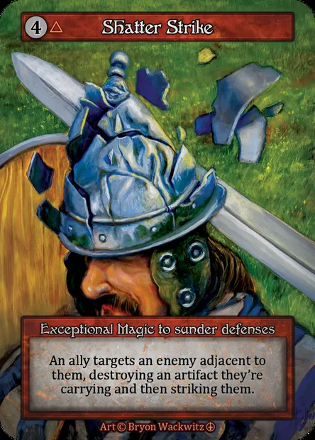Shatter Strike, carte Sorcery ATH 144 — extension Arthurian Legends