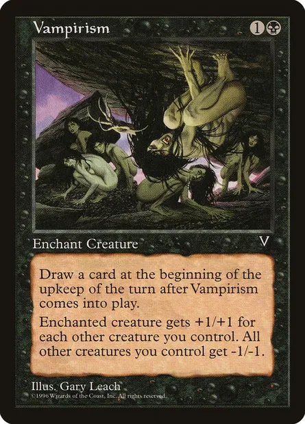 Vampirism, Magic card VIS 73 — Visions set