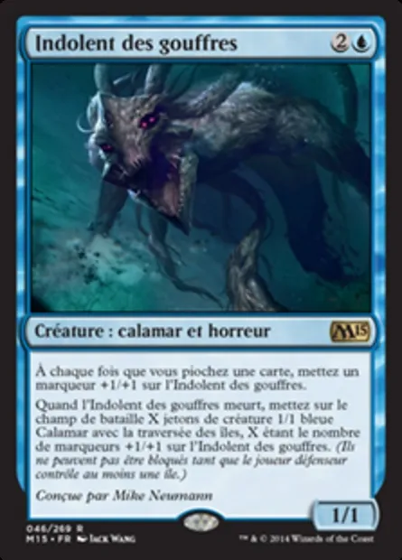 Indolent des gouffres, carte Magic M15 46 — extension Magic 2015