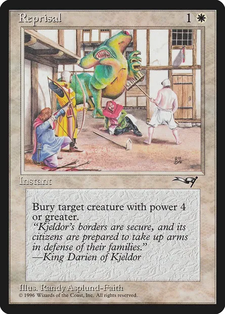Reprisal, Magic card ALL 13b — Alliances set