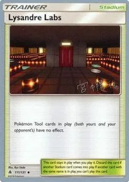 Labos Lysandre, carte Pokémon WCD19 111 — extension World Championship Decks 2019
