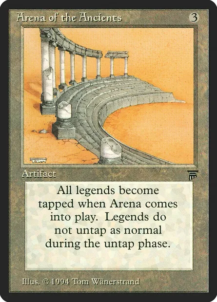 Arena of the Ancients, Magic card LEG 273 — Legends set