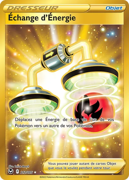 Échange d'Énergie, carte Pokémon SIT 212 — extension Tempête Argentée