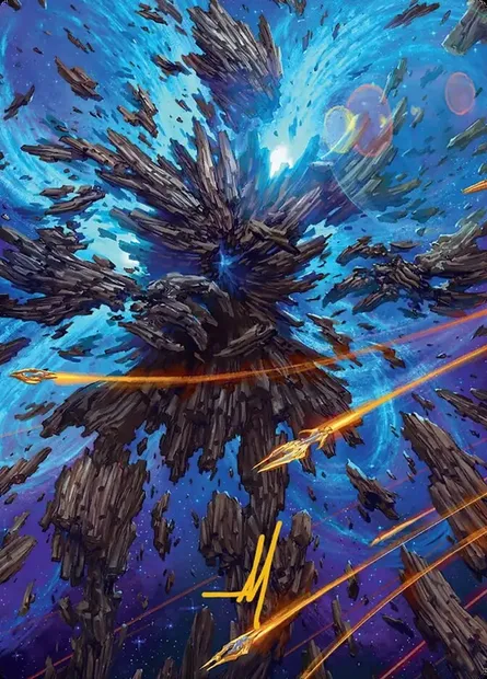 Celestial Colonnade // Celestial Colonnade, Magic card AEOE 44 — Edge of Eternities Art Series set