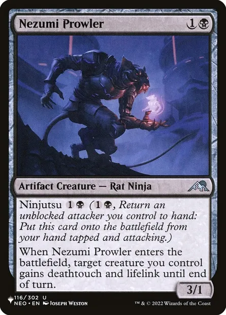 Rôdeur nezumi, carte Magic PLST NEO-116 — extension The List