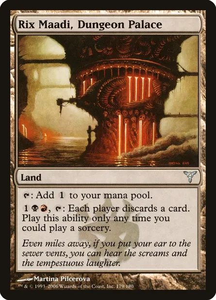 Rix Maadi, Dungeon Palace, Magic card DIS 179 — Dissension set