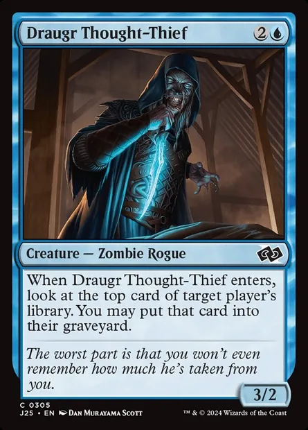 Draugr Thought-Thief, Magic card J25 305 — Foundations Jumpstart set