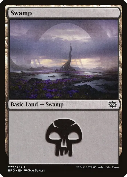 Swamp, Magic card BRO 272 — The Brothers' War set