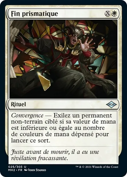 Fin prismatique, carte Magic MH2 25 — extension Horizons du Modern 2