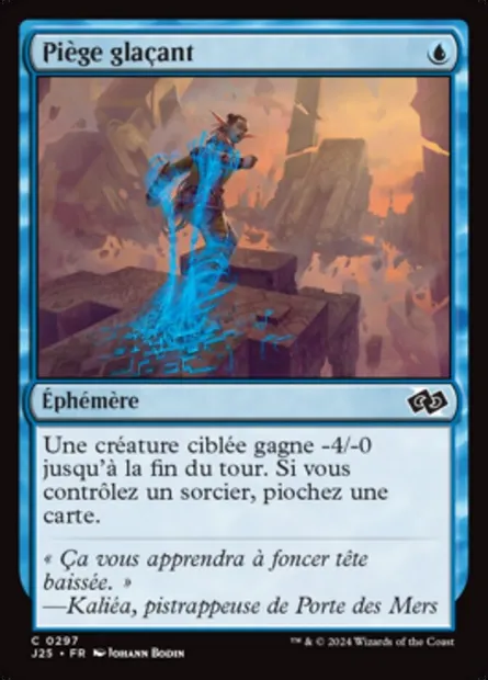 Piège glaçant, carte Magic J25 297 — extension Foundations Jumpstart