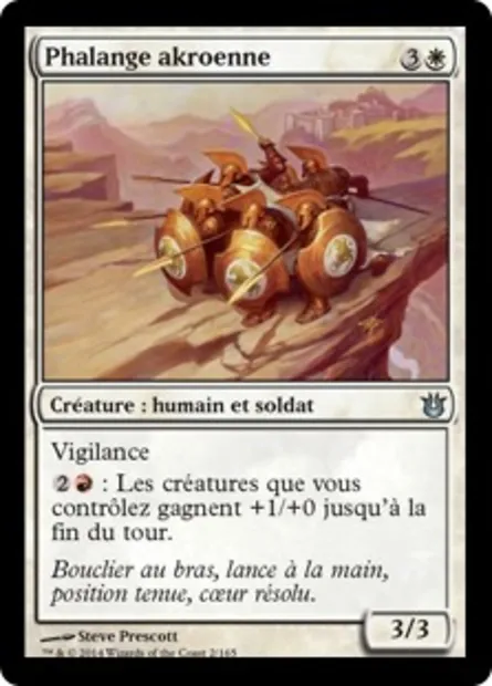 Phalange akroenne, carte Magic BNG 2 — extension Créations divines