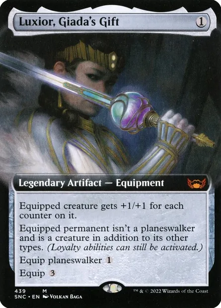Luxior, Giada's Gift, Magic card SNC 439 — Streets of New Capenna set