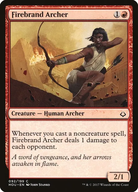 Firebrand Archer, Magic card HOU 92 — Hour of Devastation set