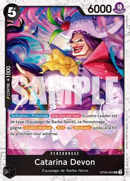 Catarina Devon, carte One Piece OP09-084 — extension LES NOUVEAUX EMPEREURS