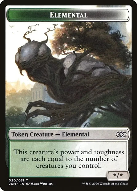 Elemental, Magic card T2XM 20 — Double Masters Tokens set