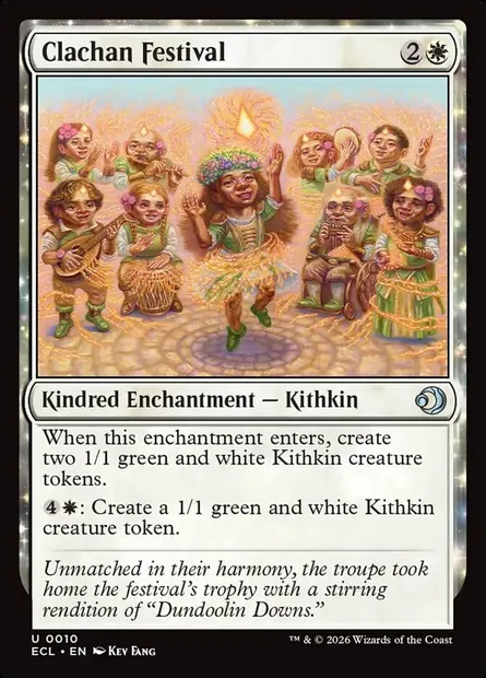 Clachan Festival, Magic card ECL 10 — Lorwyn Eclipsed set