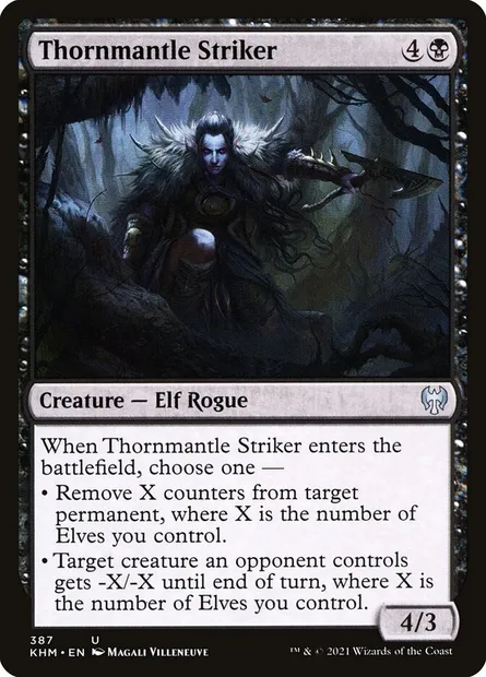 Thornmantle Striker, Magic card KHM 387 — Kaldheim set