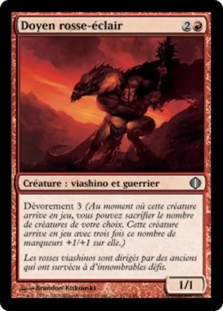 Doyen rosse-éclair, carte Magic ALA 117 — extension Les éclats d'Alara