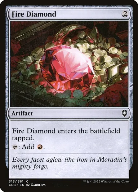 Fire Diamond, Magic card CLB 313 — Commander Legends: Battle for Baldur's Gate set