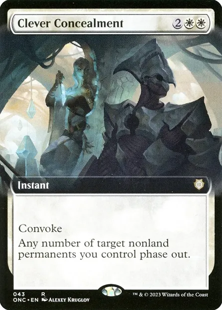 Clever Concealment, Magic card ONC 43 — Phyrexia: All Will Be One Commander set