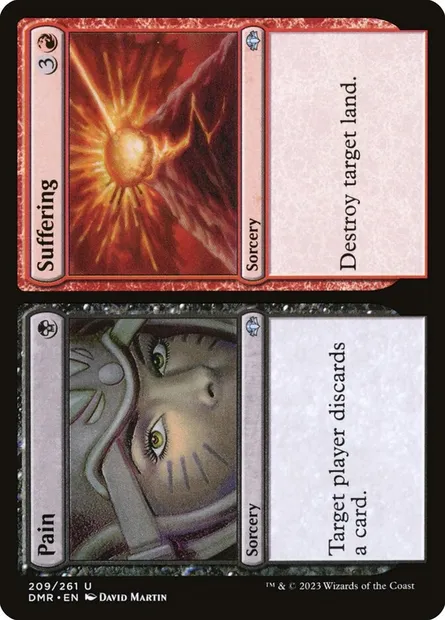 Pain // Suffering, Magic card DMR 209 — Dominaria Remastered set