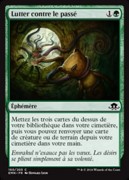 Lutter contre le passé, carte Magic EMN 160 — extension La lune hermétique