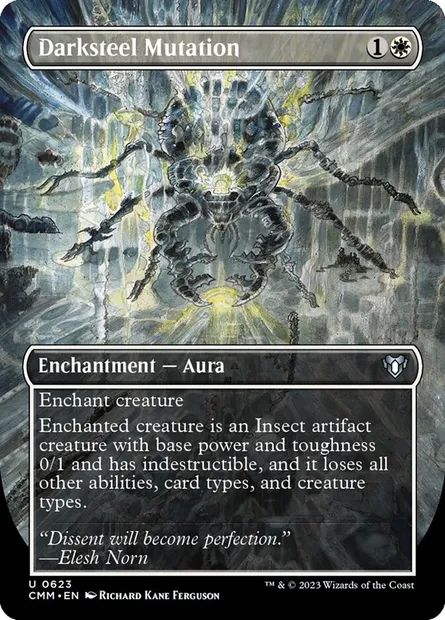 Darksteel Mutation, Magic card CMM 623 — Commander Masters set