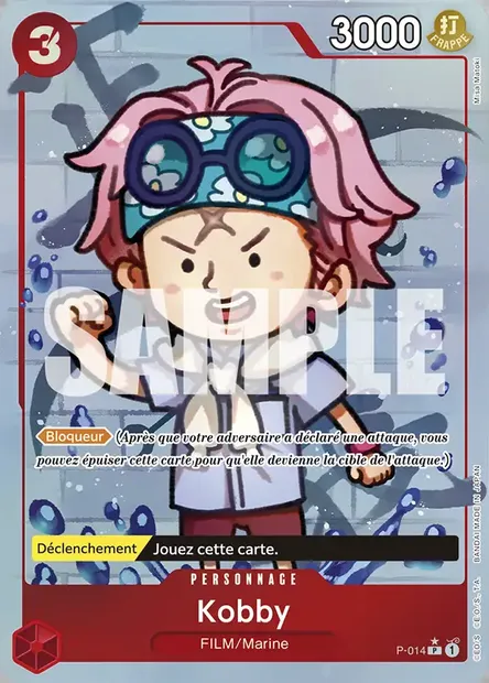 Kobby, carte One Piece P-014 — extension Carte promo