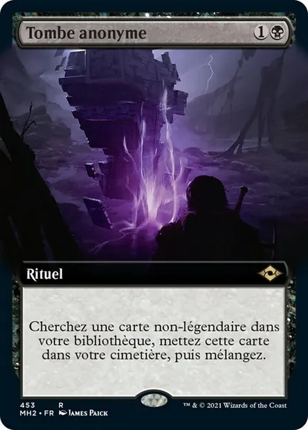 Tombe anonyme, carte Magic MH2 453 — extension Horizons du Modern 2