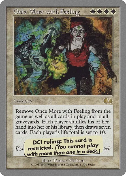Once More with Feeling, carte Magic UGL 11 — extension Unglued