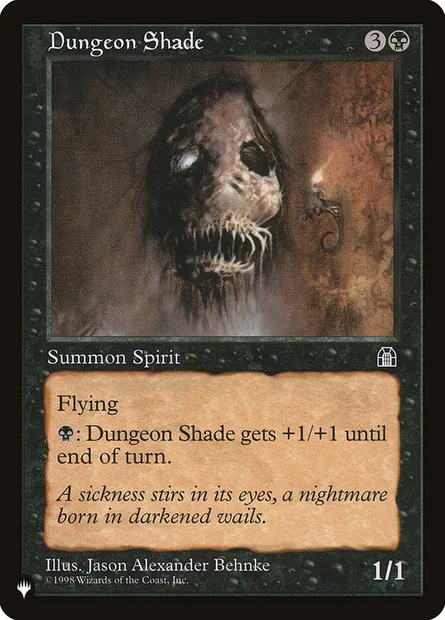Dungeon Shade, Magic card PLST STH-58 — The List set