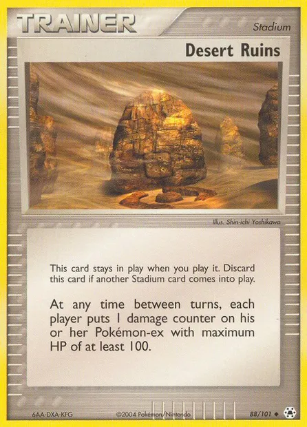Desert Ruins, Pokémon card HL 88 — Hidden Legends set