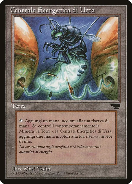 Urza's Power Plant, Magic card RIN 182 — Rinascimento set