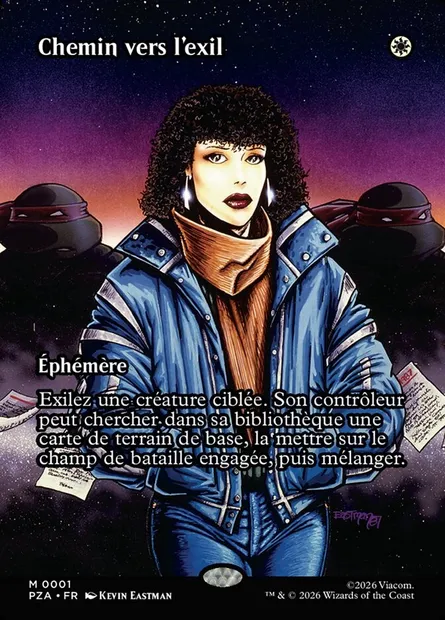 Chemin vers l'exil, carte Magic PZA 1 — extension Teenage Mutant Ninja Turtles Source Material